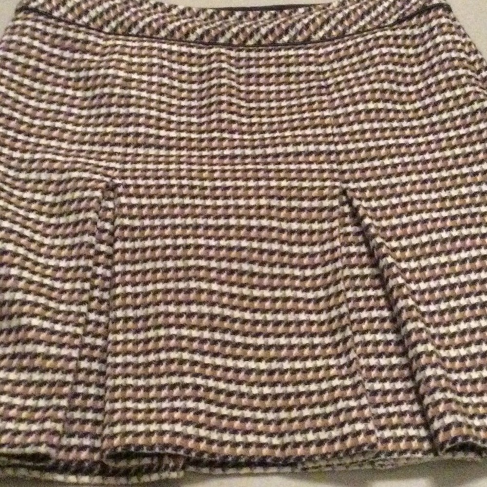 Talbots Pleated Tweed Skirt